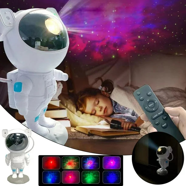 Proyector Astronauta Luces y Parlante 🧑‍🚀+ Regalo Guía para Meditar🎁